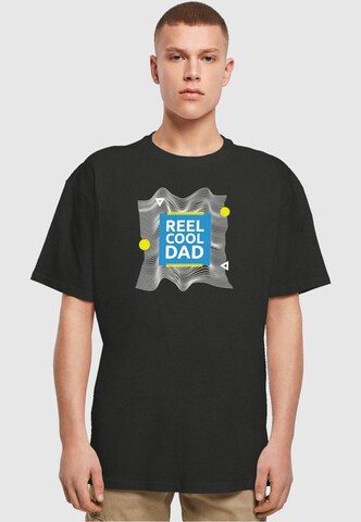 T-Shirt 'Fathers Day - Reel Cool Dad' Merchcode en noir : devant