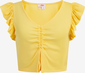 MYMO Top in Yellow: front