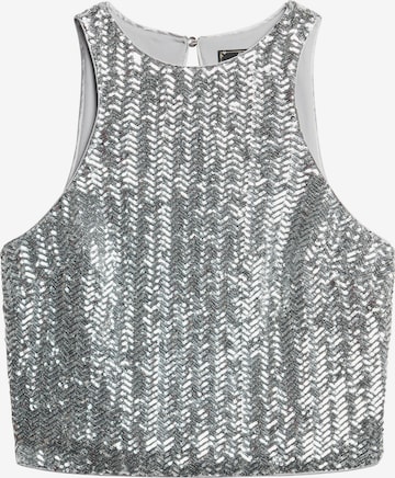 Superdry Top in Silver: front