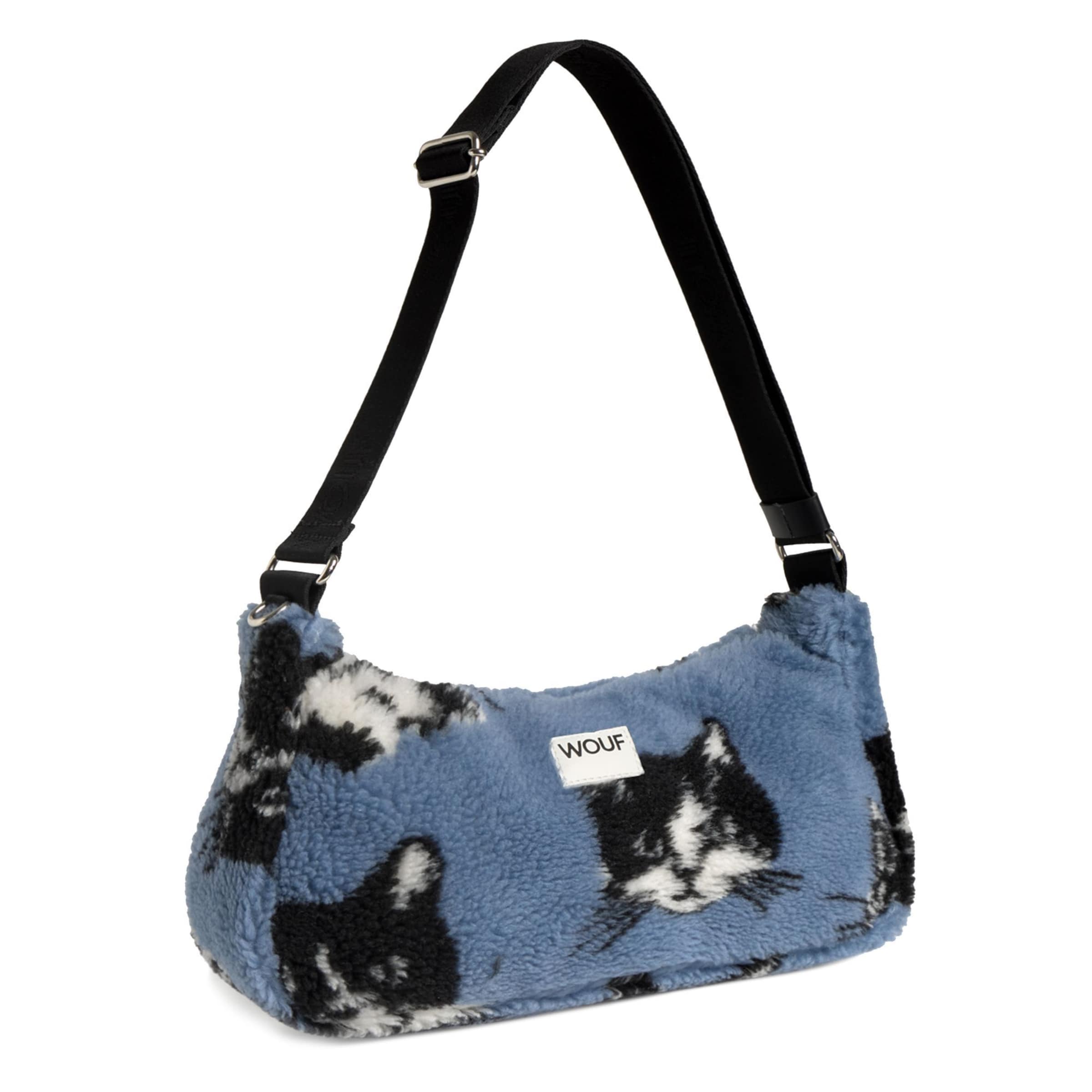Wouf Shoulder Bag 'Teddy' in Blue