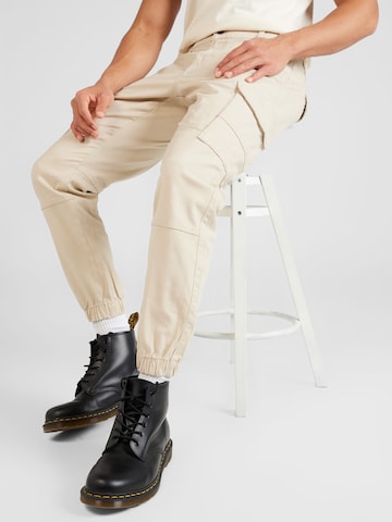 Tapered Pantaloni cargo 'Carter' di Only & Sons in beige