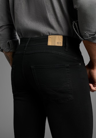 H.I.S EM Regular Jeans in Black