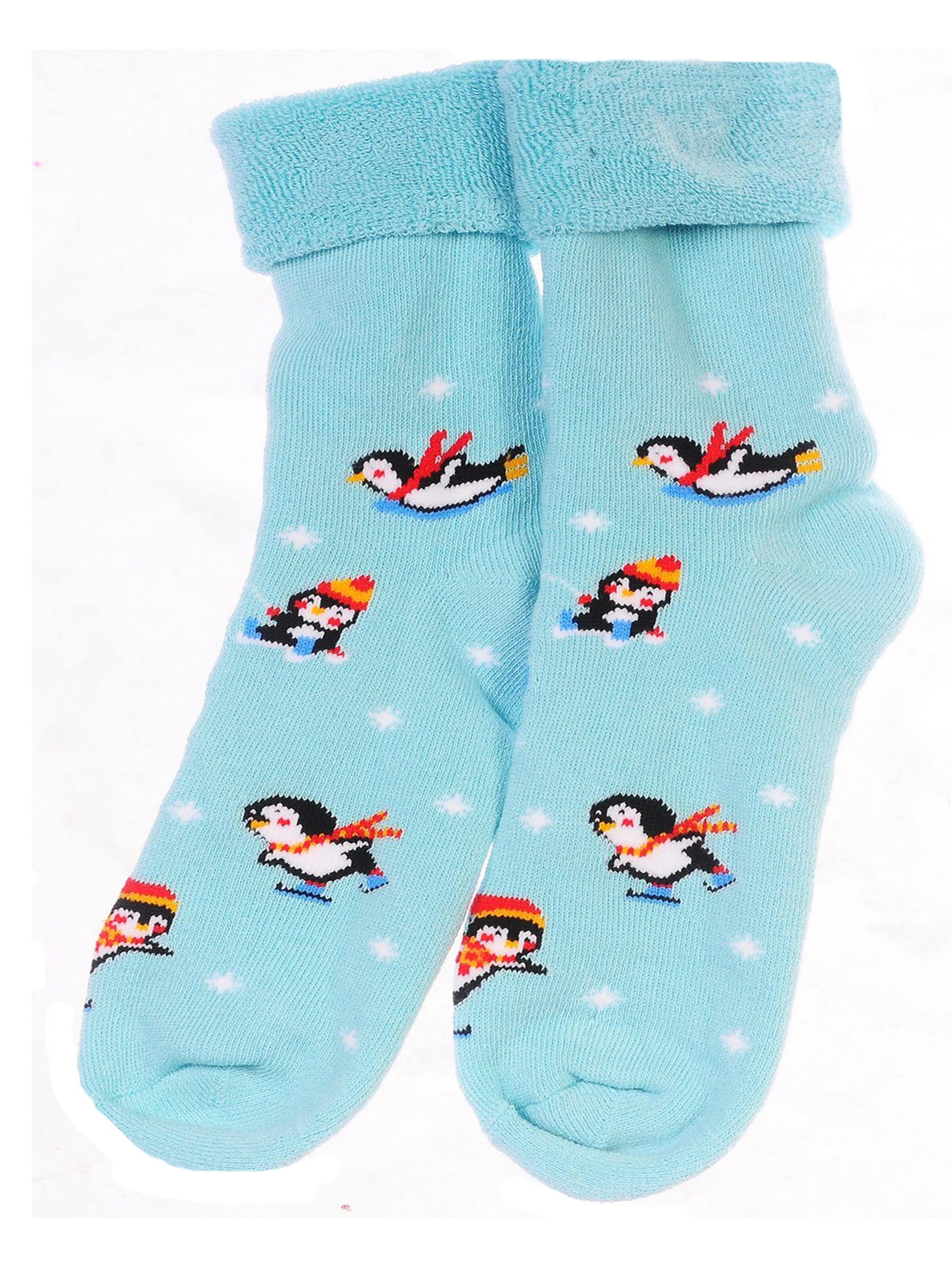 La Bortini Socken‌‌‌ in Blau: Vorderseite