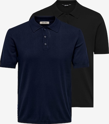 Only & Sons Shirt 'Wyler' in Blue: front