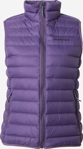 Gilet de sport PEAK PERFORMANCE en bleu : devant