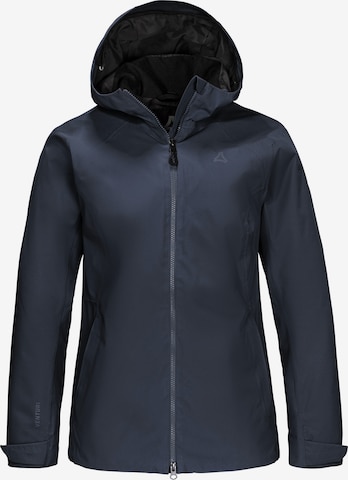 Veste outdoor Schöffel en bleu : devant