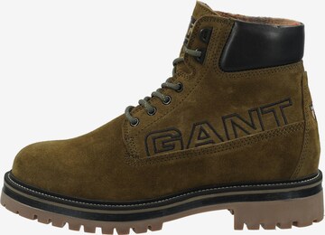 GANT Lace-Up Boots in Green