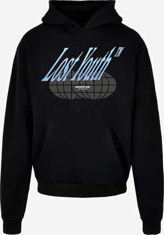 Lost Youth Sweatshirt in Zwart: voorkant