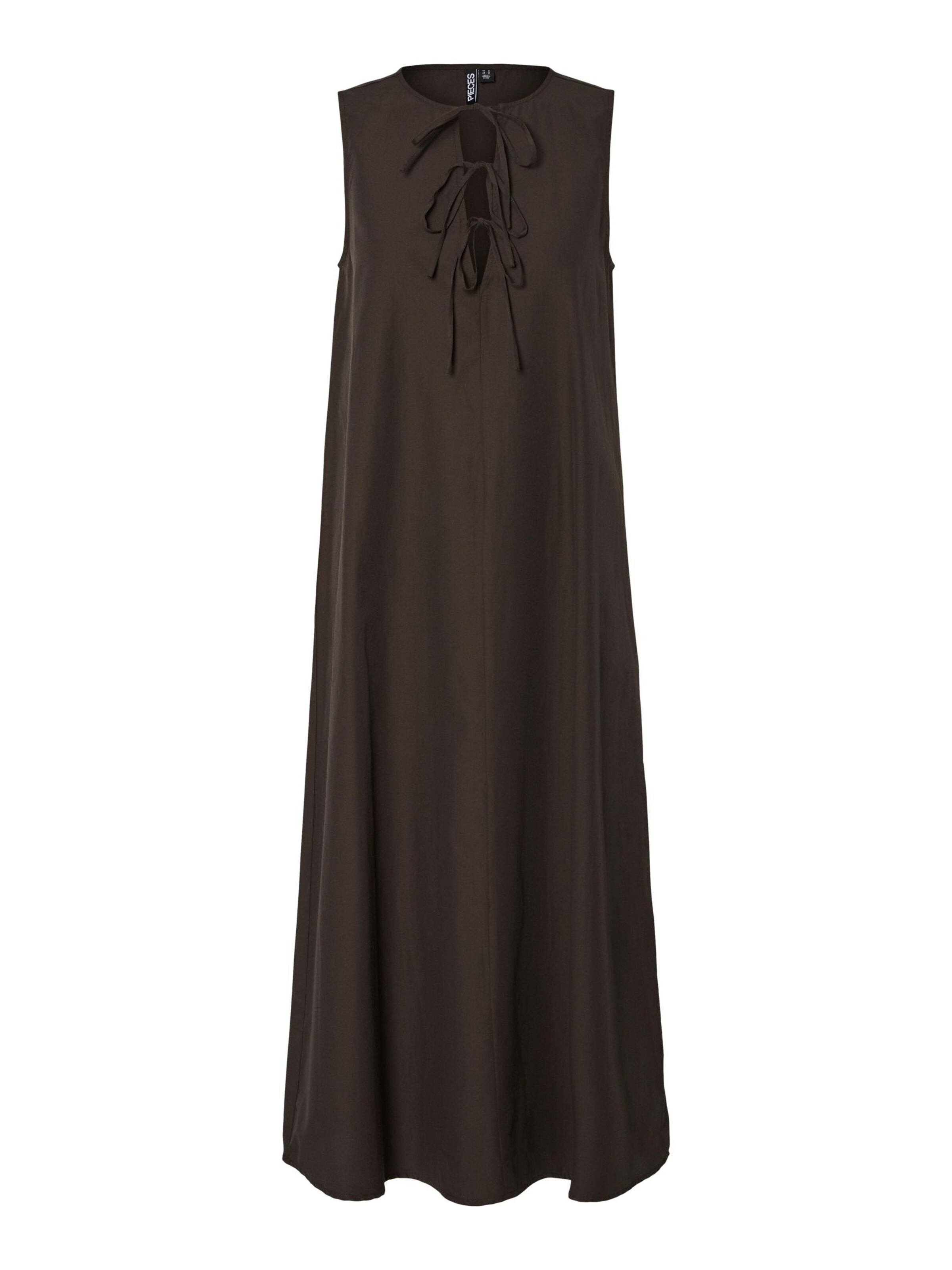 Robe 'PCJenna' PIECES en marron : devant