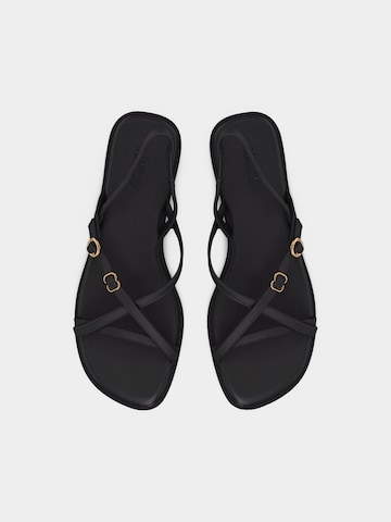 HUGO - Sandalias con hebilla 'Amaryl' en negro