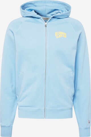 Billionaire Boys Club - Sudadera con cremallera en azul: frente