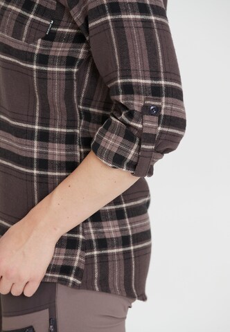 Whistler Regular fit Athletic button up shirt 'Jamba' in Brown