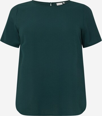 ONLY Carmakoma - Blusa 'Vica' em verde: frente