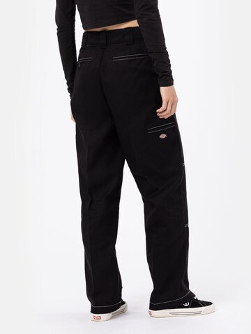 DICKIES Wide Leg Hose in Schwarz