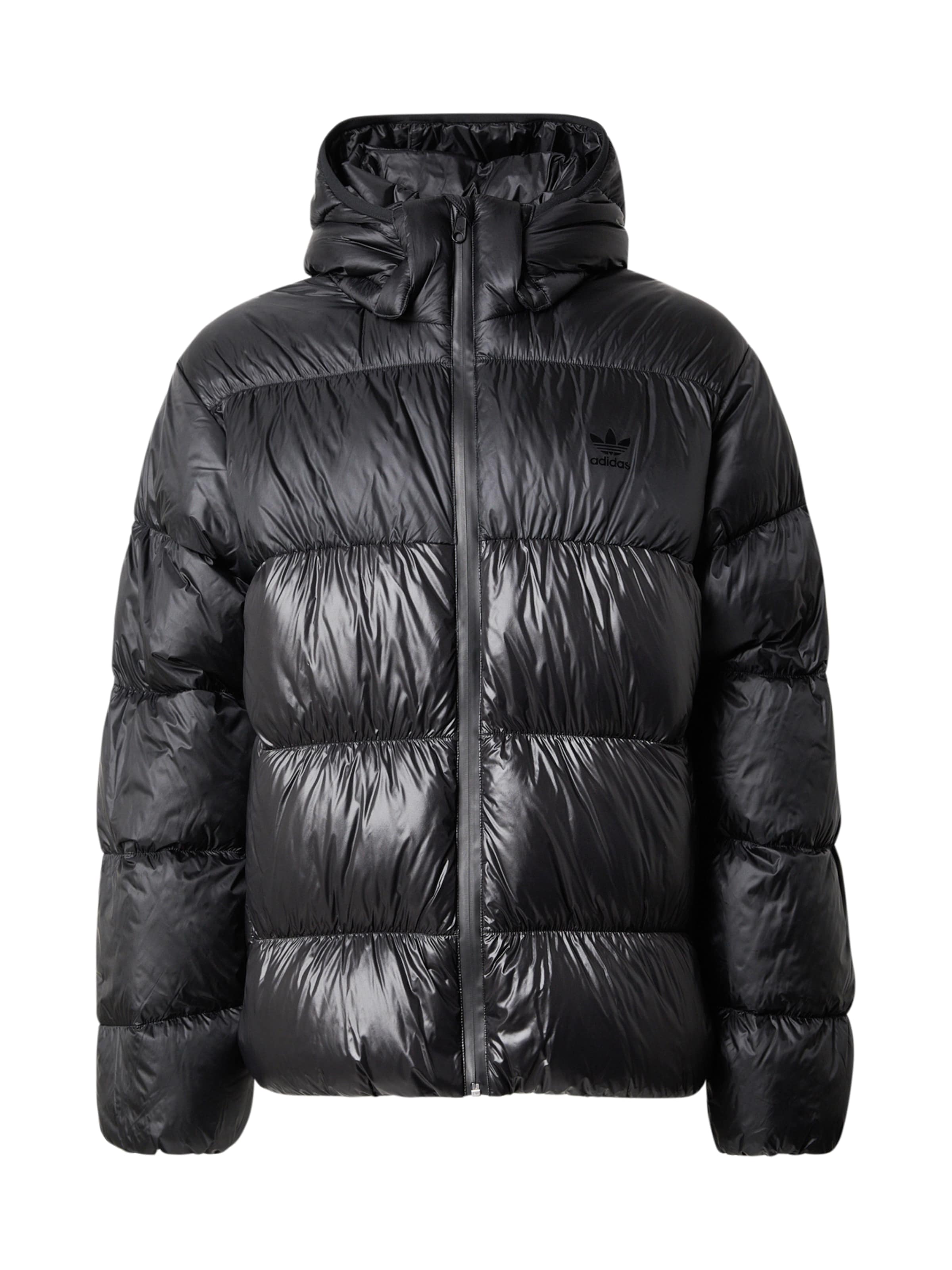 ADIDAS ORIGINALS Jacke 'Adicolor' in Schwarz: Vorderseite