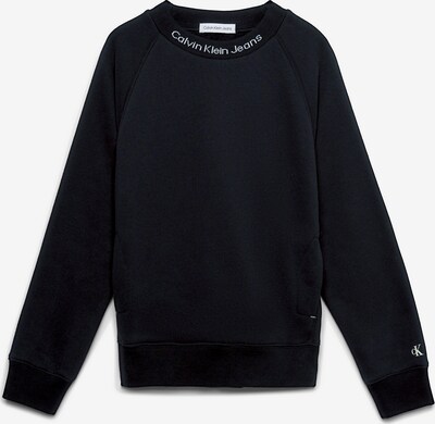 Calvin Klein Jeans Sportisks džemperis 'Instarsia', krāsa - melns, Preces skats
