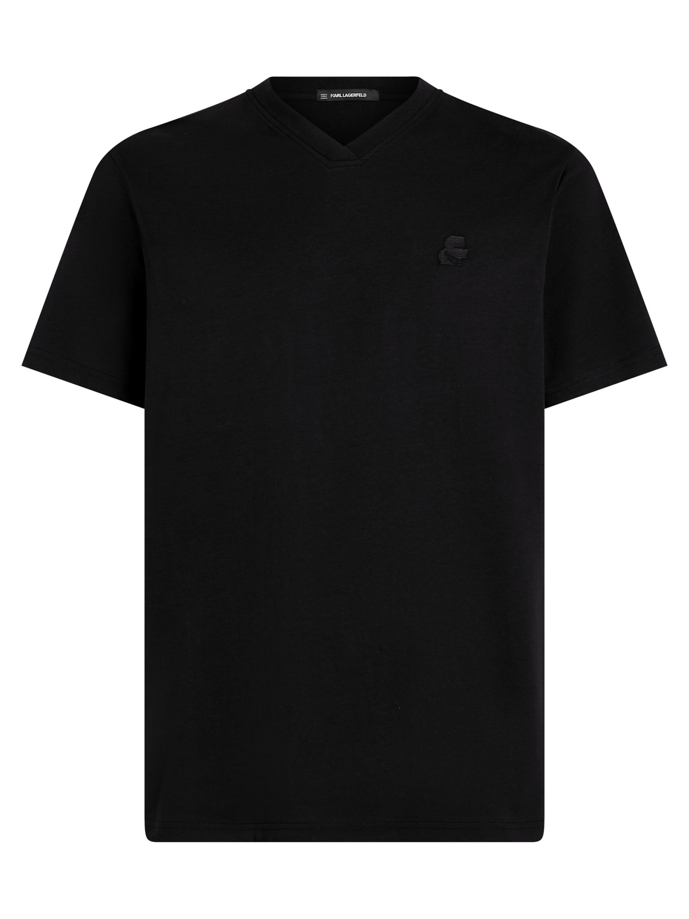 Karl Lagerfeld - Camisa em preto: frente