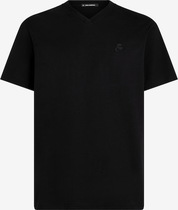 Karl LagerfeldMajica - crna boja: prednji dio