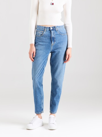 Tommy Jeans Tapered Jeans 'MOM JeansS' in Blue: front