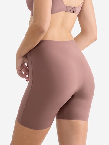 SLOGGI Skinny Trousers ' Blue ZERO Feel 20 Cyclist ' in Brown