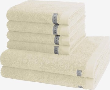 ROSS Handtuch 'Sinfonie' in Beige: Vorderseite