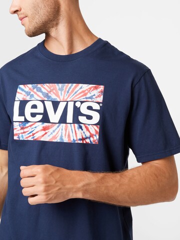 mėlyna LEVI'S ® Marškinėliai 'Relaxed Fit Tee'