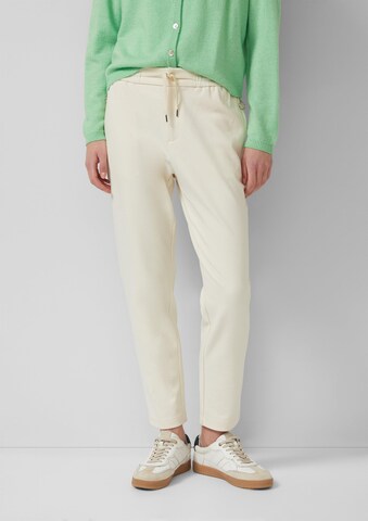 Regular Pantalon s.Oliver en beige : devant