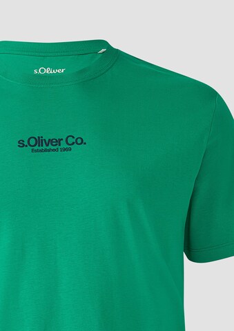 s.Oliver Men Big Sizes Shirt in Green