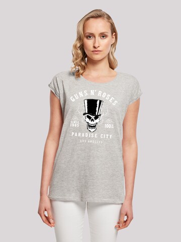 T-shirt 'Guns 'n' Roses' F4NT4STIC en gris : devant