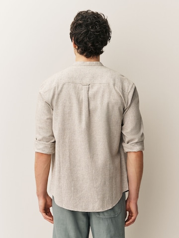Next Comfort fit Button Up Shirt in Beige
