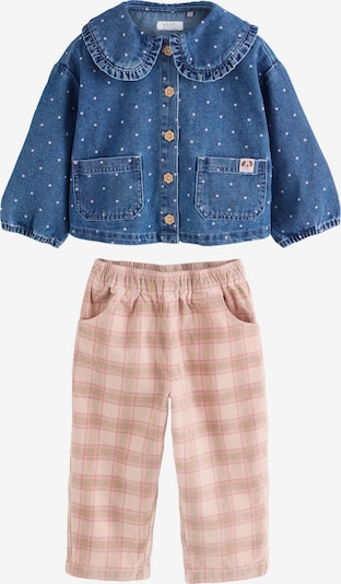 Rinkinys iš Next, spalva – tamsiai (džinso) mėlyna / alyvuogių spalva / rožių spalva / ryškiai rožinė spalva, Prekių apžvalga