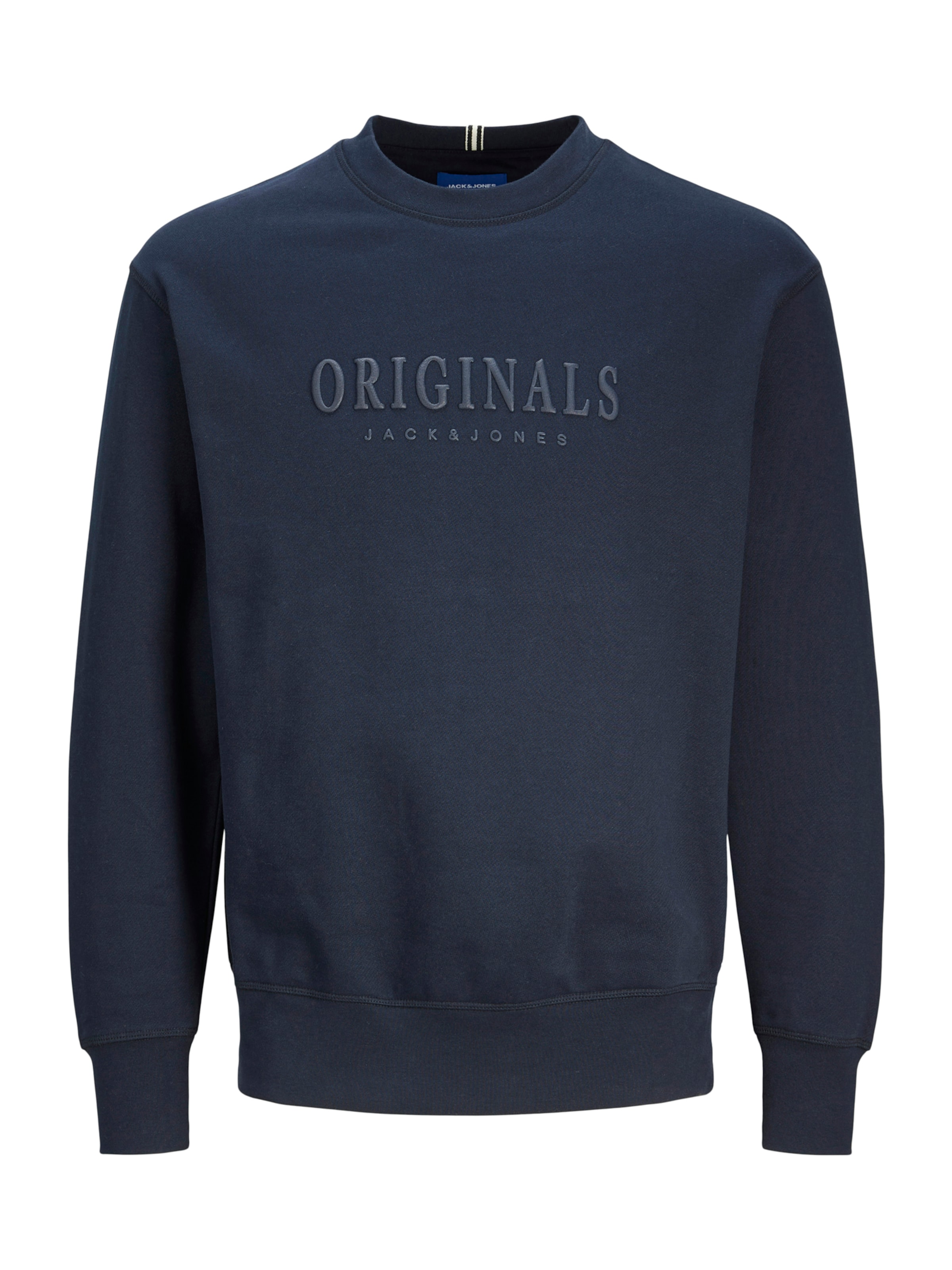 zils JACK & JONES Sportisks džemperis 'JWHFREDERIKSBERG': no priekšpuses