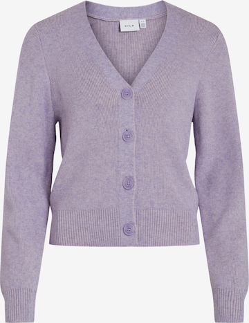 Cardigan 'Ril' VILA en violet : devant