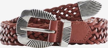MANGO Belt 'Braid' in Brown: front