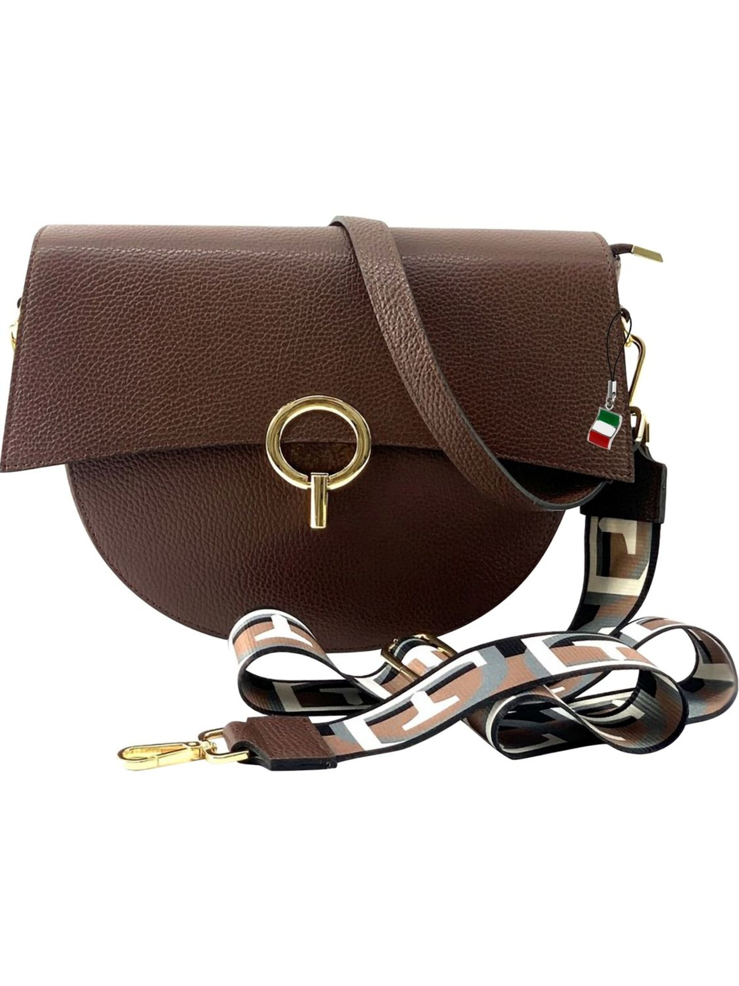 Florence - Bolso de hombro en marrón: frente