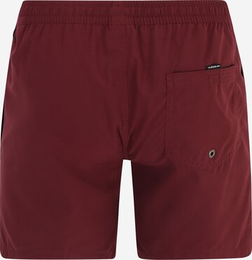 QUIKSILVER Badeshorts 'SOLID 15' in Rot