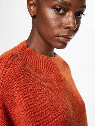 MANGO Sweater in Orange