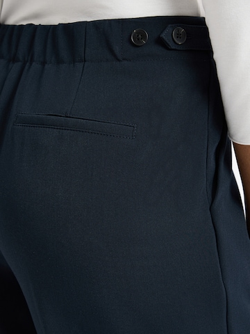 OPUS Wide leg Pleat-Front Pants 'Maiga' in Blue