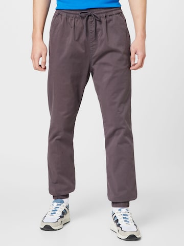 ABOUT YOU Tapered Trousers 'Alen' in Grey: front