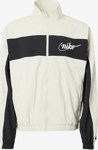 Nike Sportswear Jacke 'CLUB' in Weiß: Vorderseite