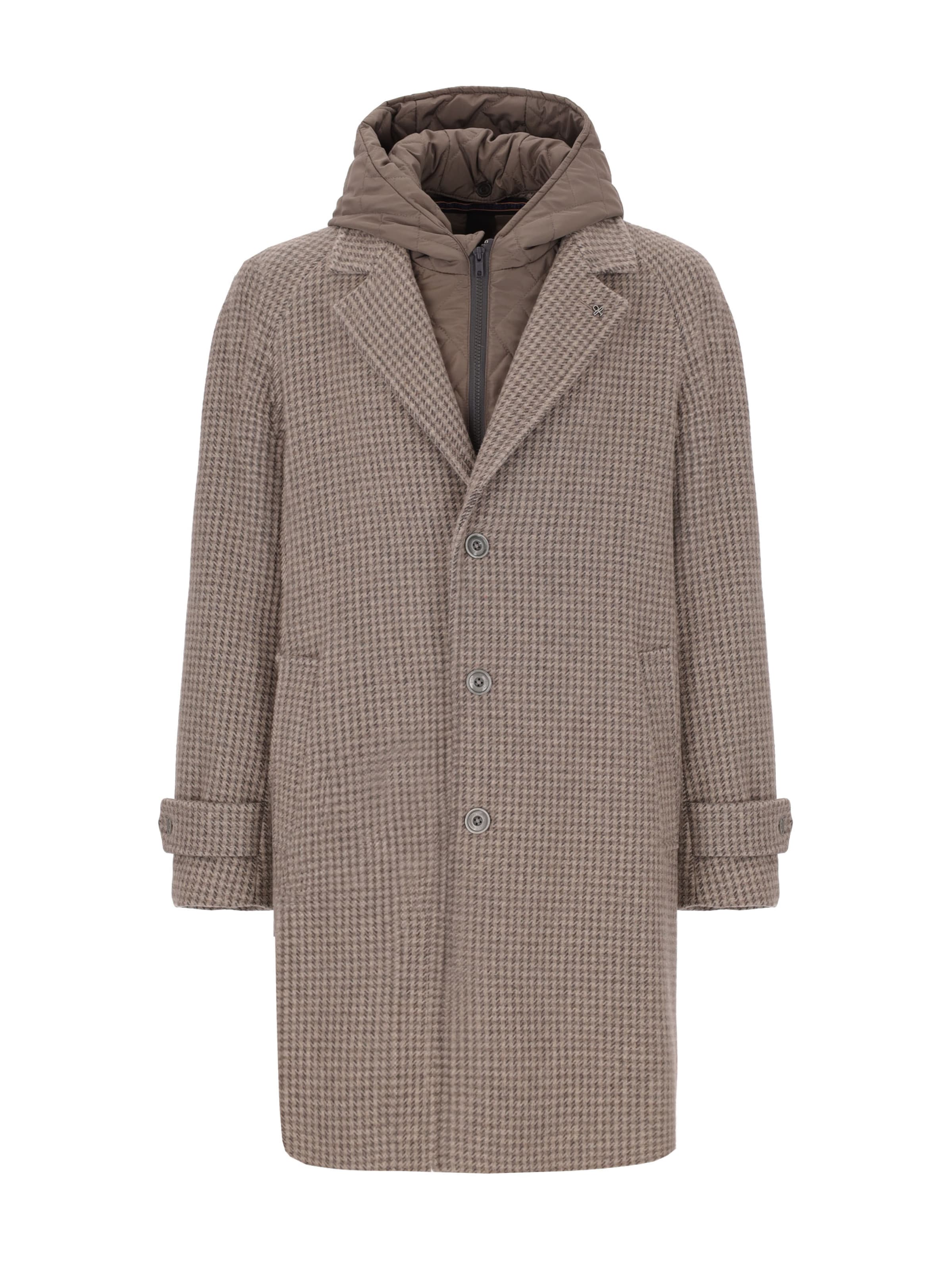 Distretto12 Tussenjas 'Gianduia' in Bruin: voorkant