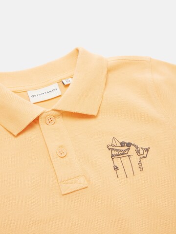 TOM TAILOR Poloshirt in Orange