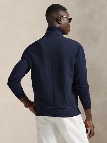 Polo Ralph Lauren Liivi '32/1 DBL KNIT JACQ-KNT-SHIRT' värissä sininen