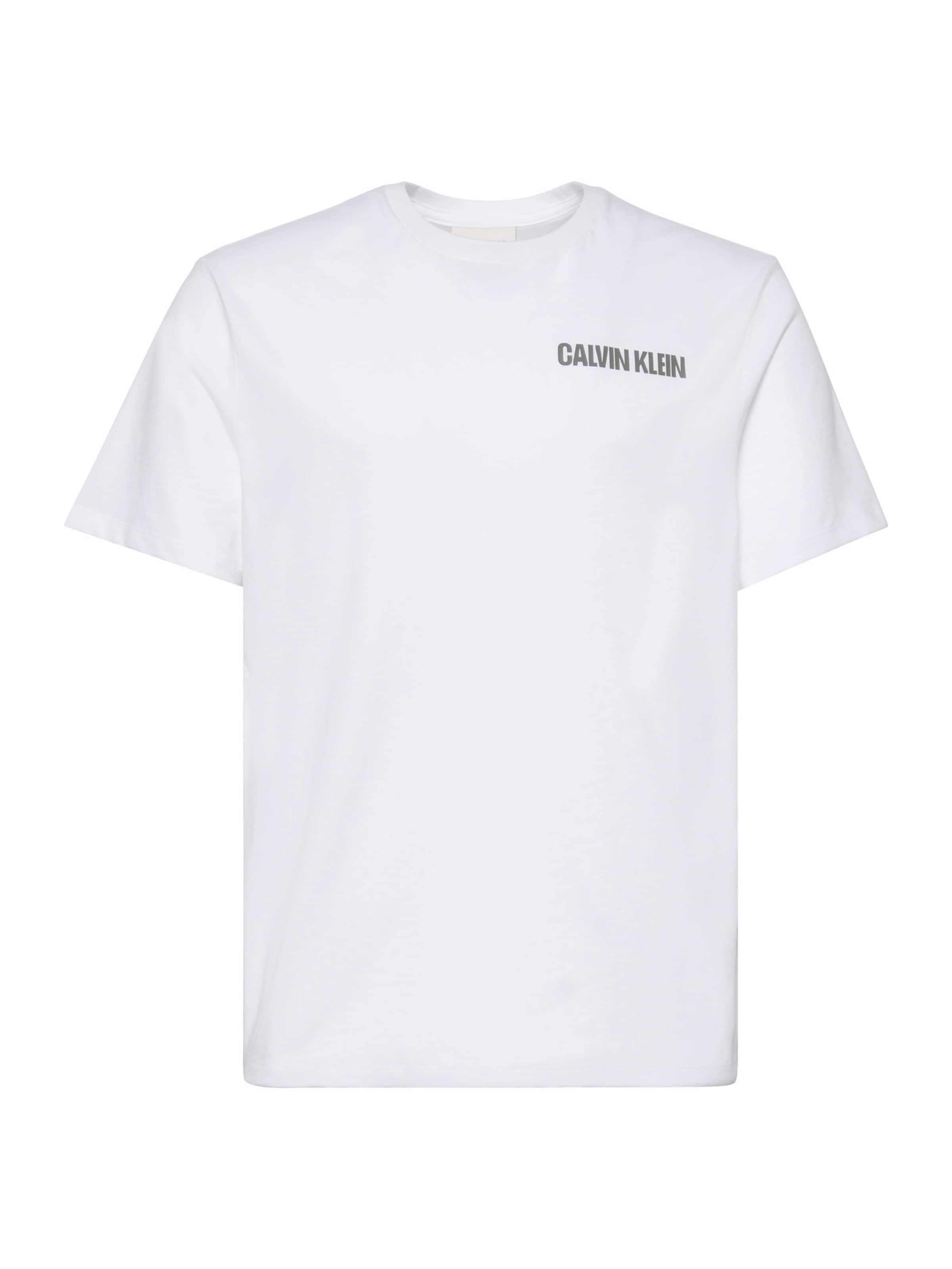 Calvin Klein Jeans Μπλουζάκι σε λευκό: μπροστά