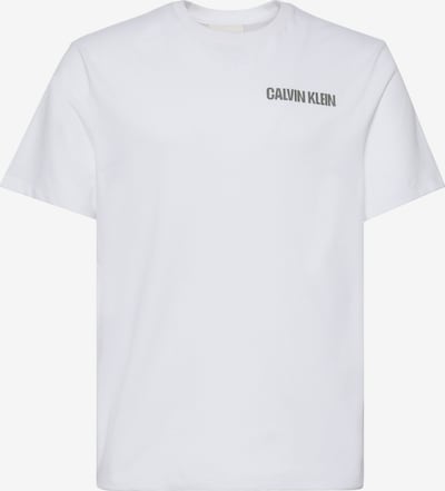 Calvin Klein Jeans T-Krekls, krāsa - dubļu krāsas / balts, Preces skats