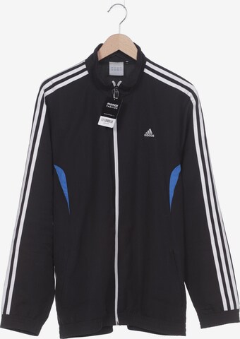 ADIDAS PERFORMANCE Sweatshirt & Zip-Up Hoodie in 4XL in Black: front