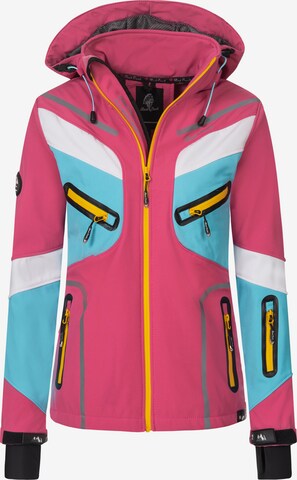 Rock Creek Outdoorjacke in Pink: predná strana