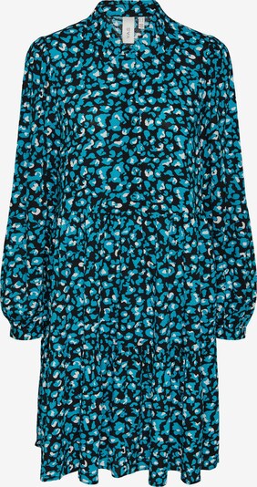 Y.A.S Robe-chemise 'ALIRA' en bleu néon / noir / blanc, Vue avec produit