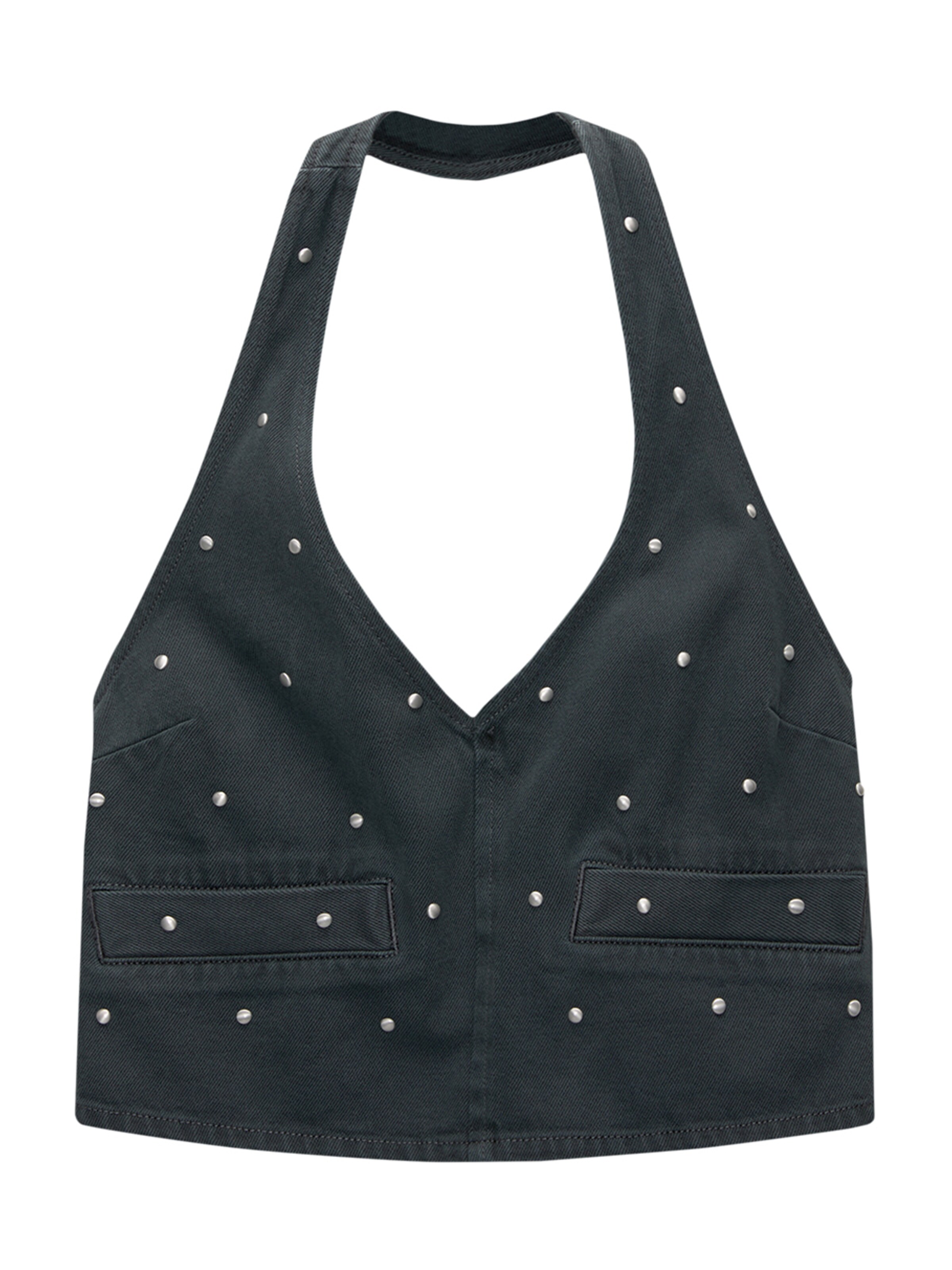 Pull&Bear Top in Blau: Vorderseite