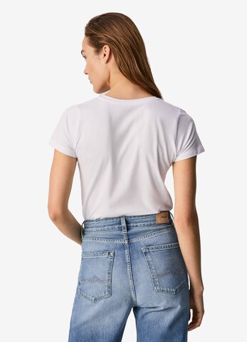 Pepe Jeans - Camiseta 'Virginia' en blanco